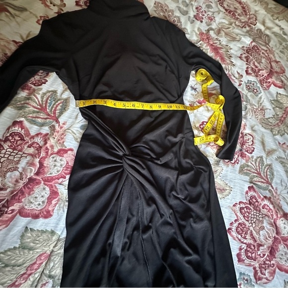 Belle Badgley Mischka Hailey Jersey Black 2 - Picture 11 of 13